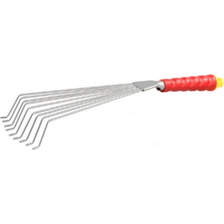 Грабельки GRINDA веерные с круглыми зубцами из углеродистой стали с коннекторной системой 460 мм 278₽