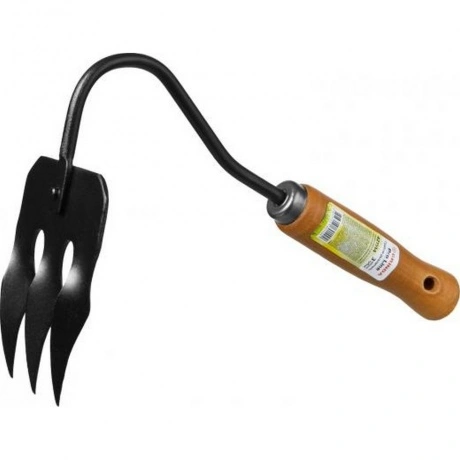 Грабли-рыхлитель GRINDA ProLine 120х86х265 мм, 3-х зубые, деревя...