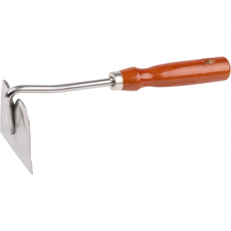 

Мотыжка садовая GRINDA 250 мм, прямое лезвие, нержавеющая сталь, деревянная ручка, (8-421131)