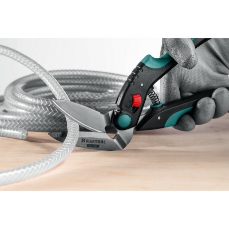 Ножницы универсальные технические KRAFTOOL 254мм, (23205) - фото 8