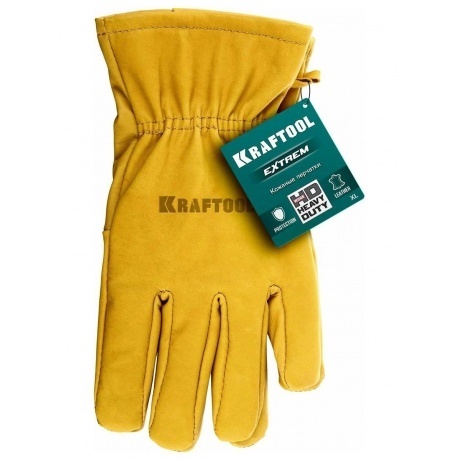 

Перчатки KRAFTOOL EXTREM, XL (10) кожаные рабочие (1136-XL)