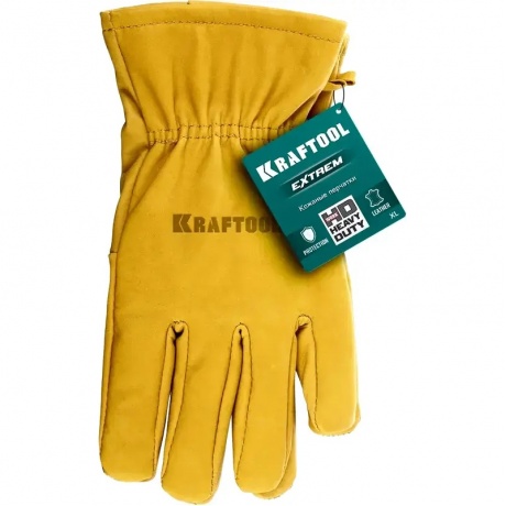 Перчатки KRAFTOOL EXTREM, XL (10) кожаные рабочие (1136-XL) - фото 15