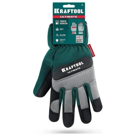 Перчатки KRAFTOOL ULTIMATE р.L (9), профессиональные комбинирова...