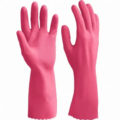 Перчатки латексные ЗУБР S, с х/б напылением, рифлёные (11250-S)