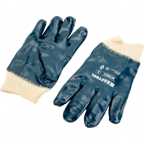 Перчатки особопрочные с манжетой KRAFTOOL HYKRAFT Heavy Duty, L ...