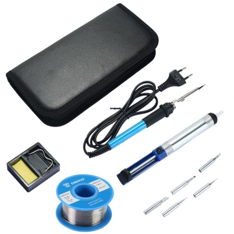 Набор для пайки DEKO SI24 5 предметов в кейсе 1500₽