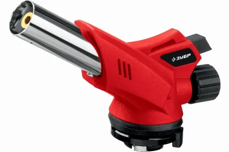 Горелка газовая ЗУБР ГМ-350, 1300°C, с пьезоподжигом на баллон с...