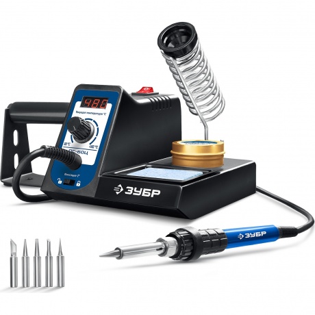 

Паяльная станция цифровая ЗУБР ПС-60Ц, 9-в-1, 90 - 480°C, 60 Вт, (55333)