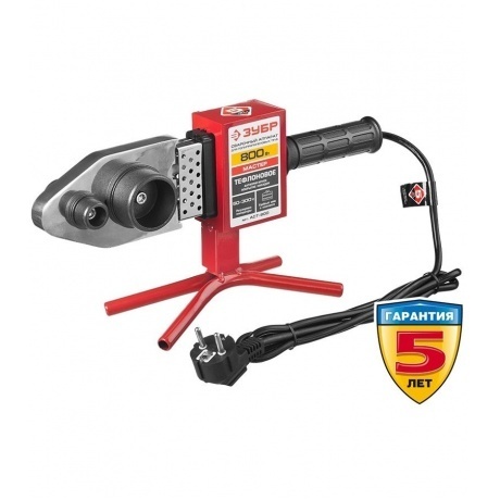 Аппарат для сварки пластиковых труб Зубр АСТ-800 - фото 5