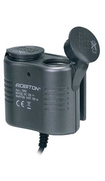 Разветвитель прикуривателя Robiton SM2 BL1 (7209)
