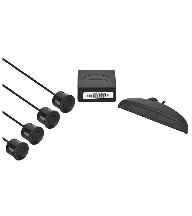 Парктроник Digma DCK-100 4 датчика 22мм черный - фото 2