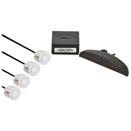 Парктроник Digma DCK-100S 4 датчика 22мм серебристый - фото 2