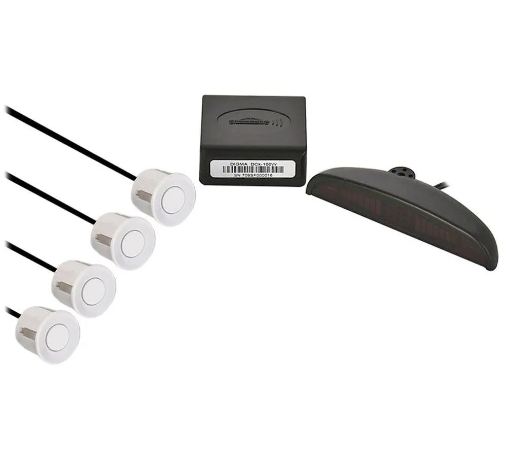Парктроник Digma DCK-100S 4 датчика 22мм серебристый - фото 2