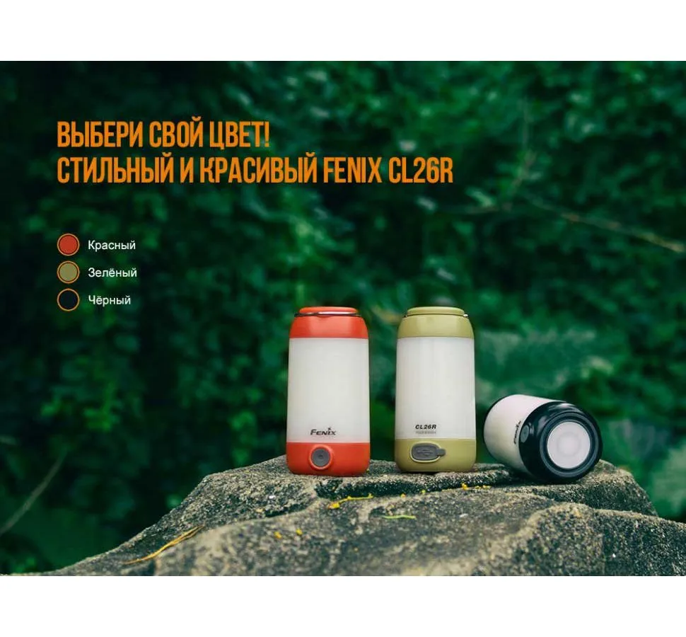 Фонарь светодиодный Fenix CL26R, 400 лм, черный - фото 3