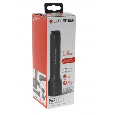 Фонарь светодиодный LED Lenser P6R Core, 900 лм., аккумулятор - фото 5