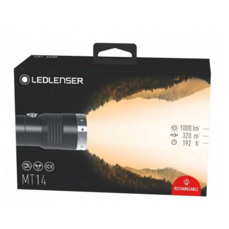 Фонарь светодиодный LED Lenser MT14, 1000 лм., аккумулятор - фото 5