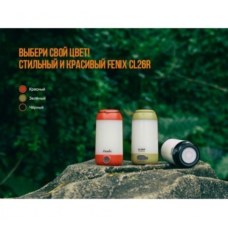 Фонарь светодиодный Fenix CL26R, 400 лм, зеленый - фото 3