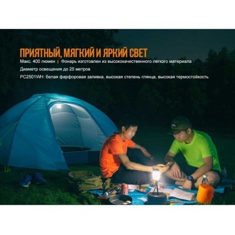 Фонарь светодиодный Fenix CL26R, 400 лм, зеленый - фото 4