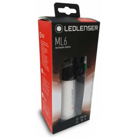 Фонарь светодиодный LED Lenser ML6, черный, 750 лм, аккумулятор - фото 3