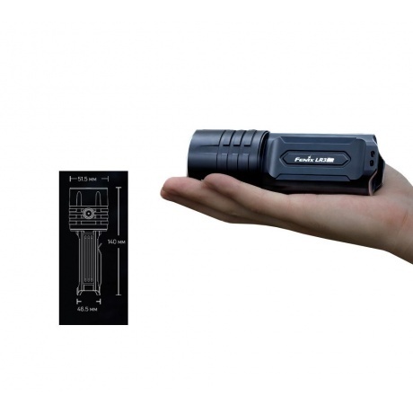 Фонарь светодиодный поисковый Fenix LR35R, 10000 лм, аккумулятор - фото 6