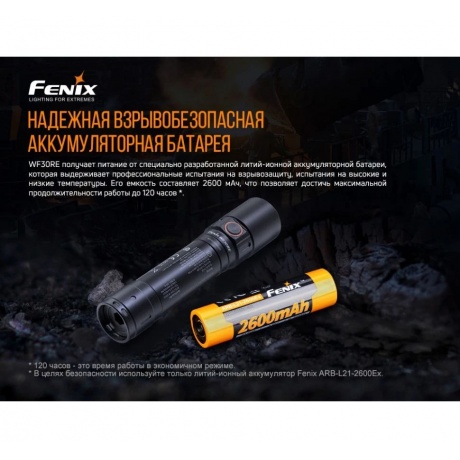 Фонарь Fenix WF30RE - фото 11