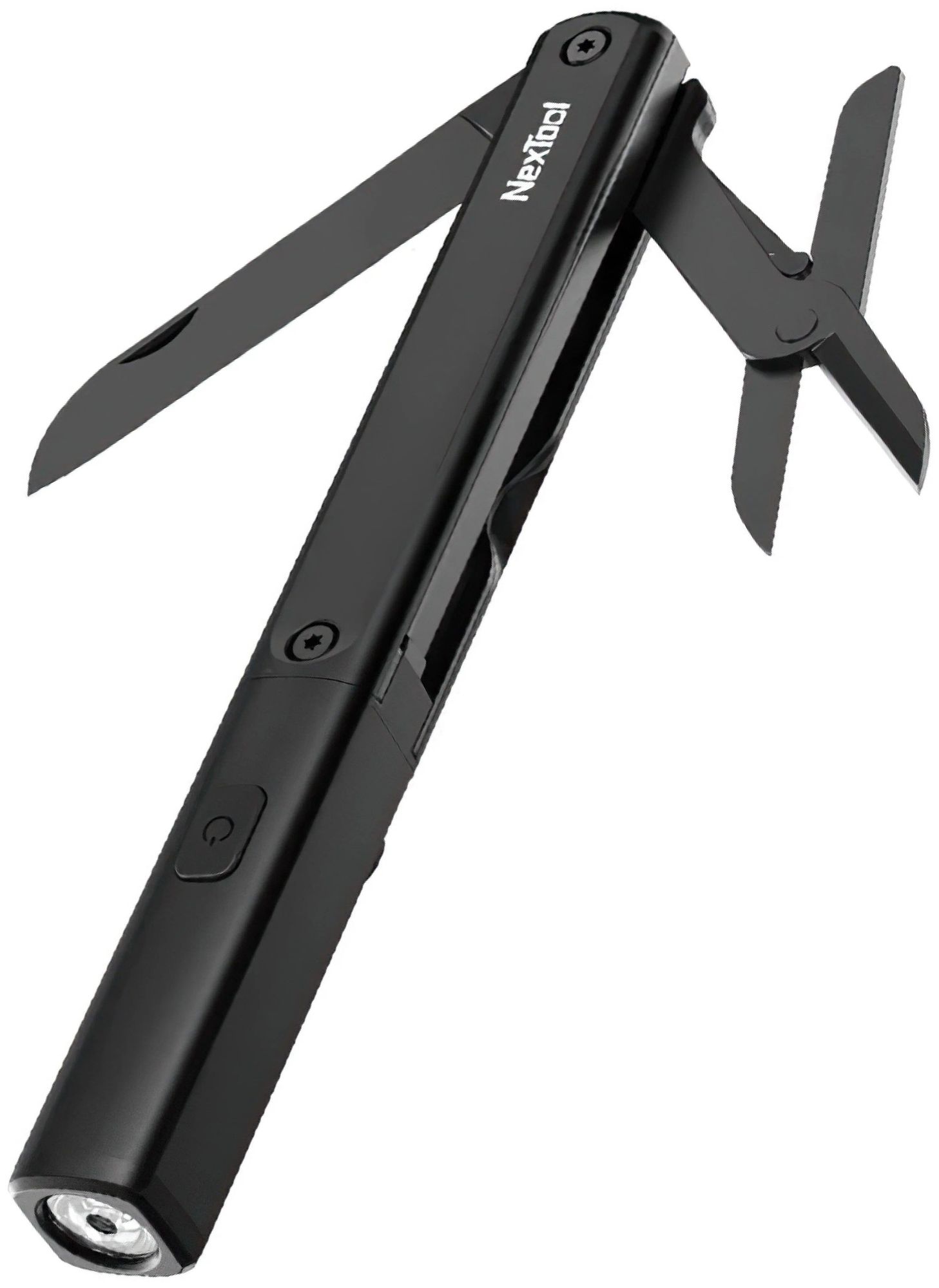 Фонарь с мультитулом Xiaomi Mi Nextool N1, TypeC (нож + ножницы) черный