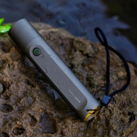 Фонарик HOTO Flashlight Fit (серый, QWSDT003) - фото 4