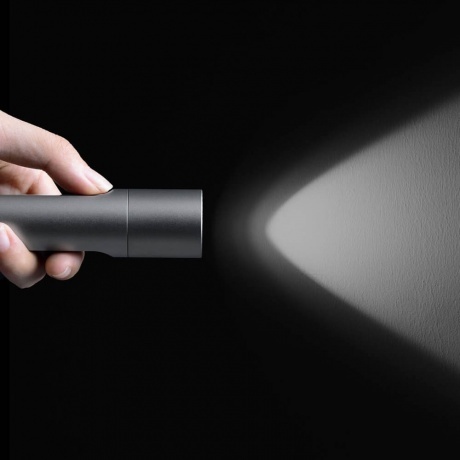 Фонарик HOTO Flashlight Fit (серый, QWSDT003) - фото 6