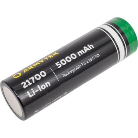 Аккумулятор незащищенный Armytek 21700 Li-Ion 5000 mAh - фото 2