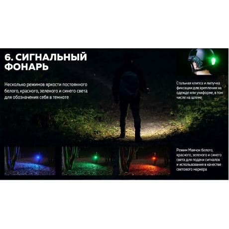 Мультифонарь светодиодный Armytek Crystal Pro UV, 200 лм, серый - фото 21