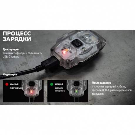 Мультифонарь светодиодный Armytek Crystal Pro UV, 200 лм, серый - фото 32