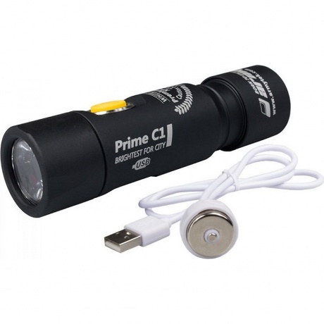 Фонарь Armytek Prime C1 Pro USB+18350, 930 лм, теплый свет, аккумулятор