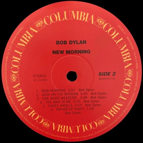 Bob Dylan - New Morning (0889854517311) виниловая пластинка - фото 4