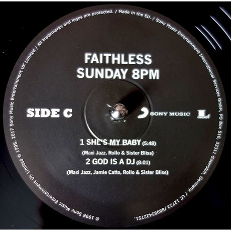 Faithless - Sunday 8pm (0889854227517) виниловая пластинка - фото 5