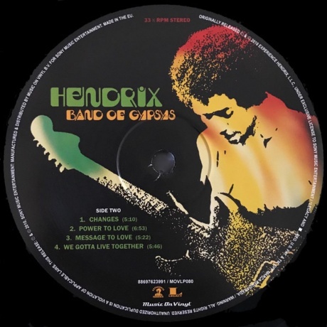 Jimi Hendrix - Band Of Gypsys (0886976239916) виниловая пластинка - фото 7