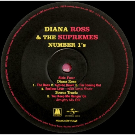 Diana Ross and The Supremes, No 1S (0600753576724) виниловая пластинка - фото 8