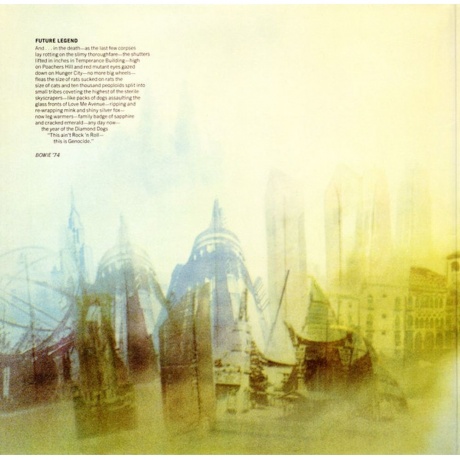 David Bowie - Diamond Dogs (0190295990404) виниловая пластинка - фото 3