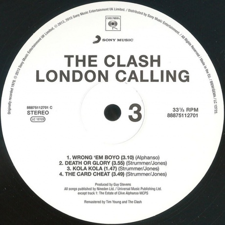 The Clash - London Calling (0888751127012) виниловая пластинка - фото 5