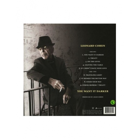 Виниловая пластинка Cohen, Leonard, You Want It Darker (0889853650712) - фото 3