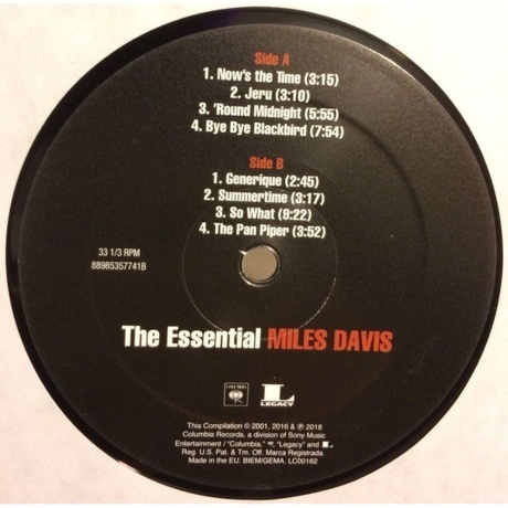 Miles Davis - The Essential (0889853577415) виниловая пластинка - фото 6