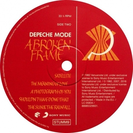 Depeche Mode - A Broken Frame (0889853299317) виниловая пластинка - фото 6