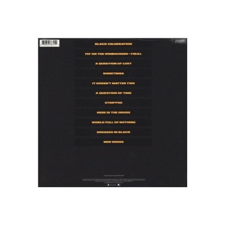 Depeche Mode - Black Celebration (0889853367412) виниловая пластинка - фото 2
