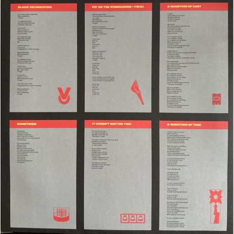 Depeche Mode - Black Celebration (0889853367412) виниловая пластинка - фото 5