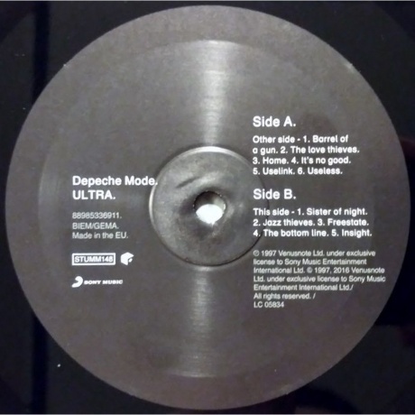 Depeche Mode - Ultra (0889853369119) виниловая пластинка - фото 6