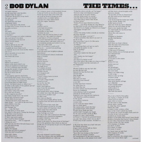 Dylan, Bob, The Times They Are A-Changin' (0889853443215) виниловая пластинка - фото 3