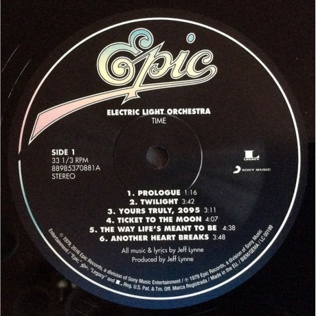 Electric Light Orchestra - Time (0889853708819) виниловая пластинка - фото 3