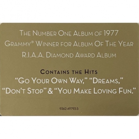 Fleetwood Mac - Rumors (0093624979357) виниловая пластинка - фото 7