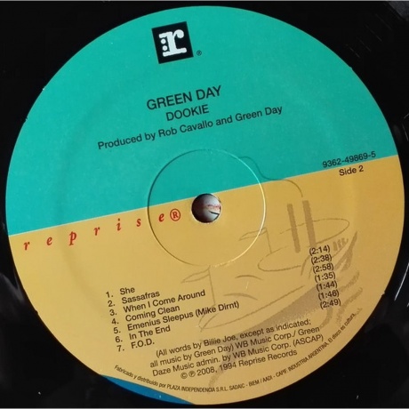 Green Day - Dookie (0093624986959) виниловая пластинка - фото 6