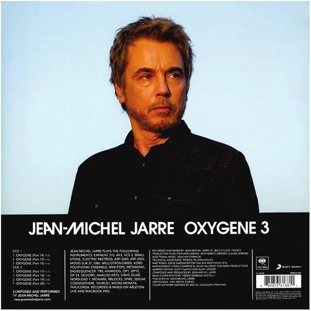 Виниловая пластинка Jarre, Jean-Michel, Oxygene 3 (0889853618811) - фото 2