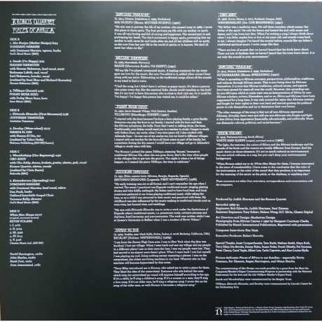 Kronos Quartet - Pieces Of Africa (0075597944952) виниловая пластинка - фото 8